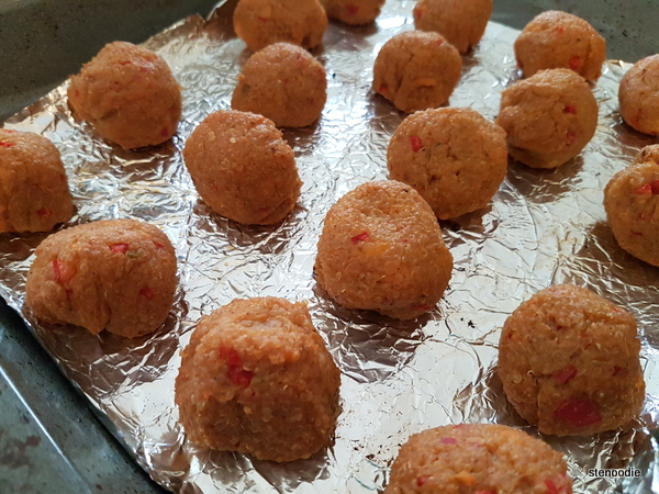  sweet potato quinoa meatballs