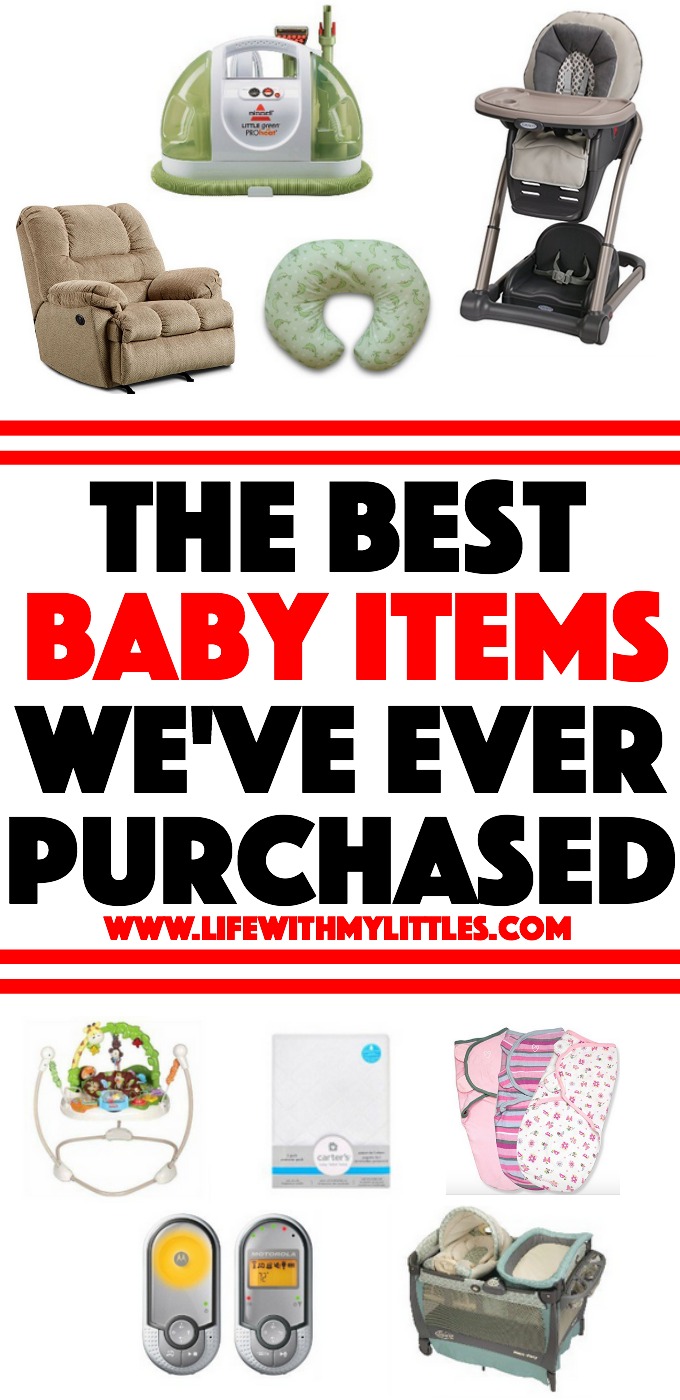 The best baby items we ever purchased. Nine great ideas on what to buy for your baby that will help make life easier!