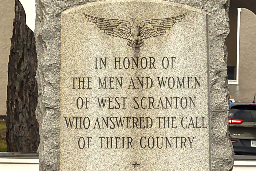 War memorial and Gazebo--Scranton (detail)