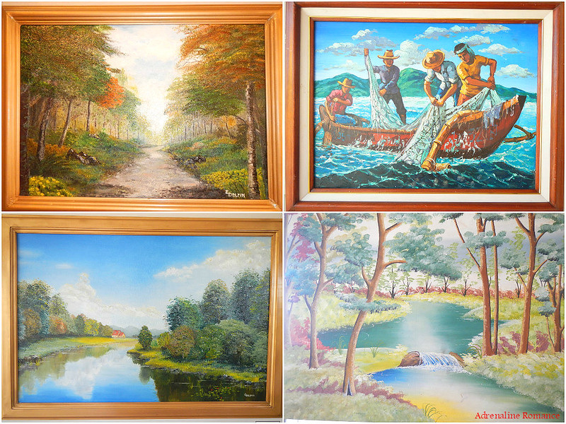 Paintings by local artists