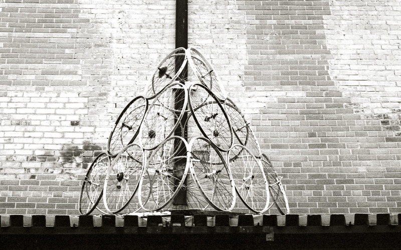 RePurposed Bike Wheels_