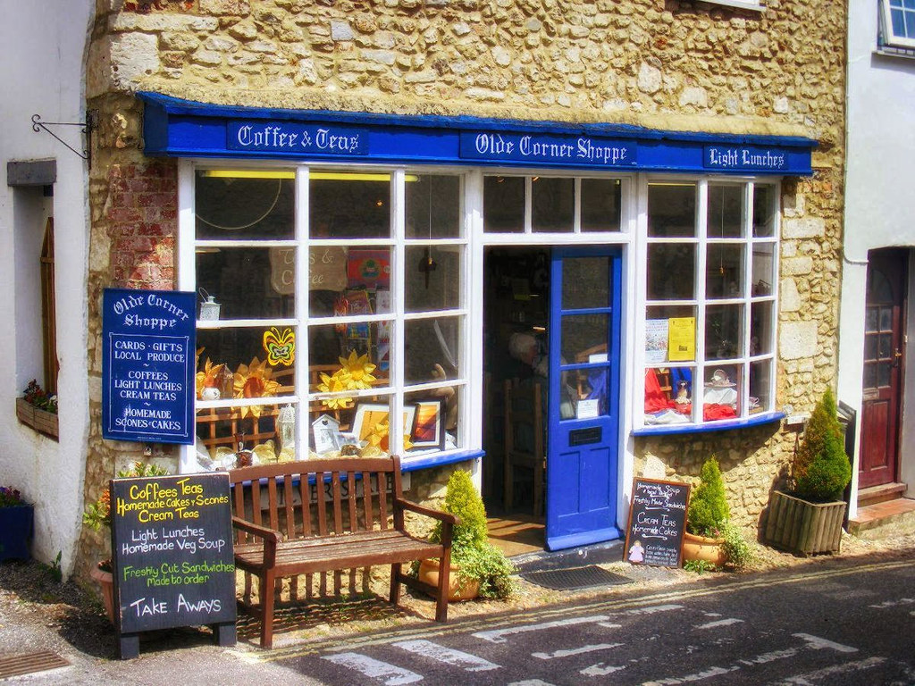 Olde Corner Shoppe teas and lunches in Coylton, Devon. Credit Sludge G, flickr