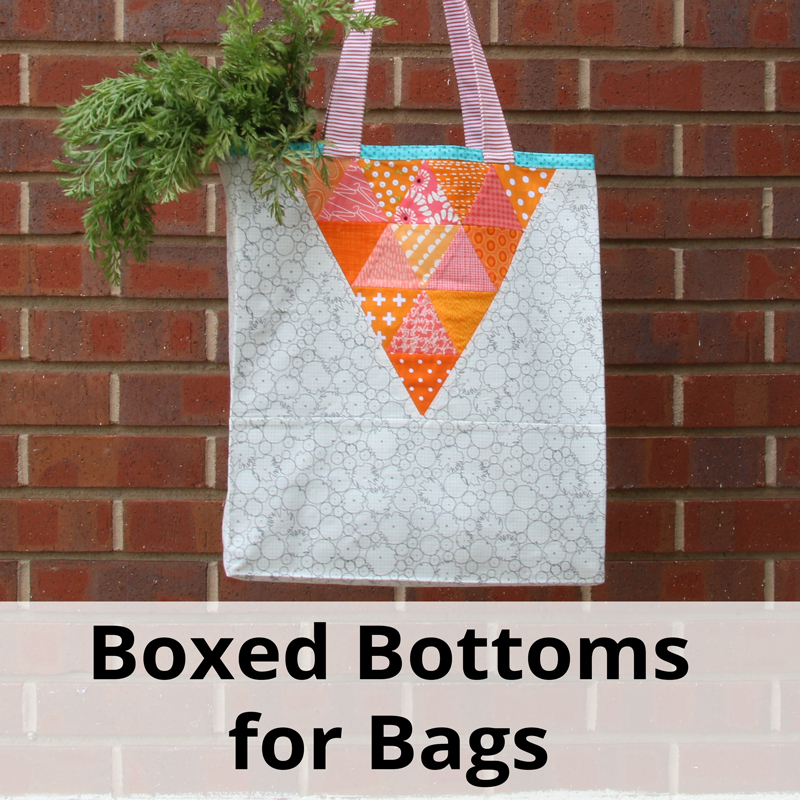 Boxed Bottoms for Bags