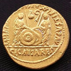 Augustus gold coin reverse