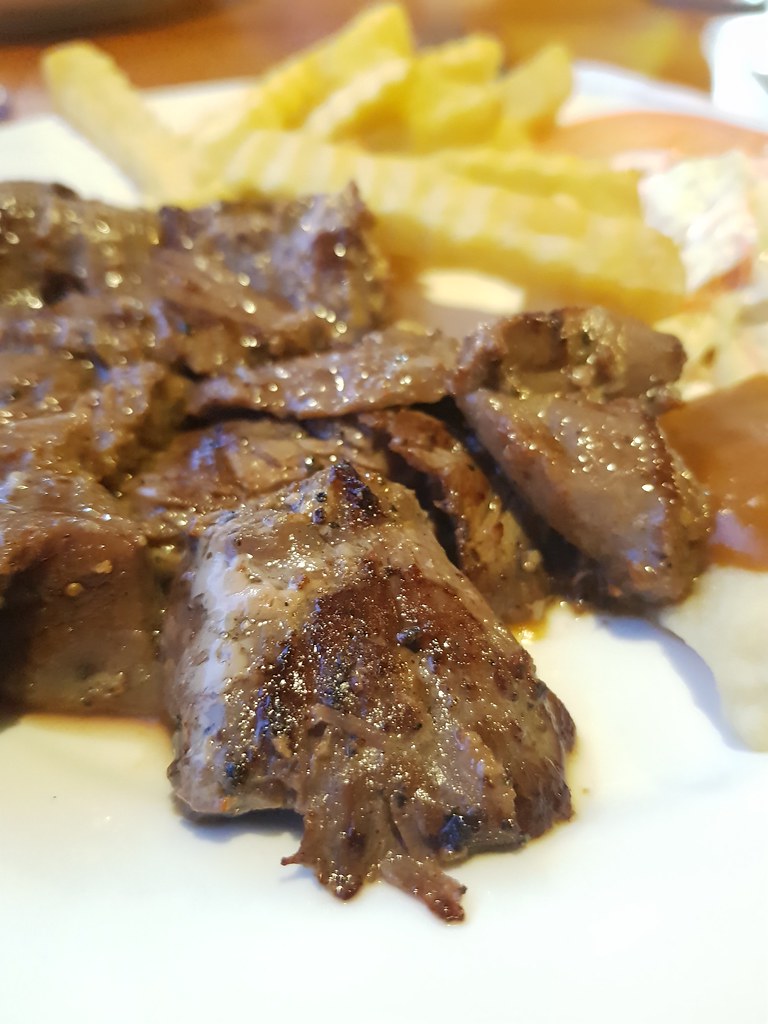 黑胡椒駝鳥扒 Grilled Ostrich with Black Pepper Sauce $21.80 @ 幸運西餐 Lucky Ten Western Seafood Klang
