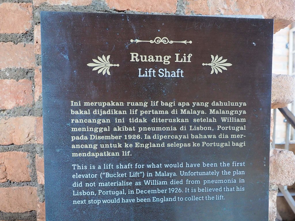 The story about the lift shaft in Kellie's Castle Ipoh