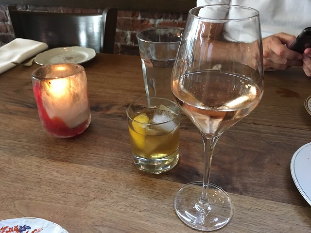 Cocktail and rose wine - Le Pigeon
