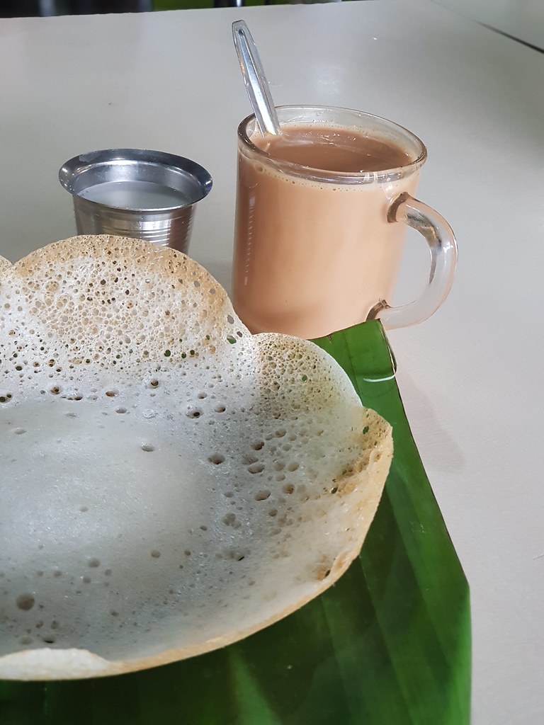 Appam $2.60 & Masala Tea $2 @ Chatties Shah Alam