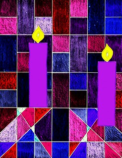 Advent 2 candles