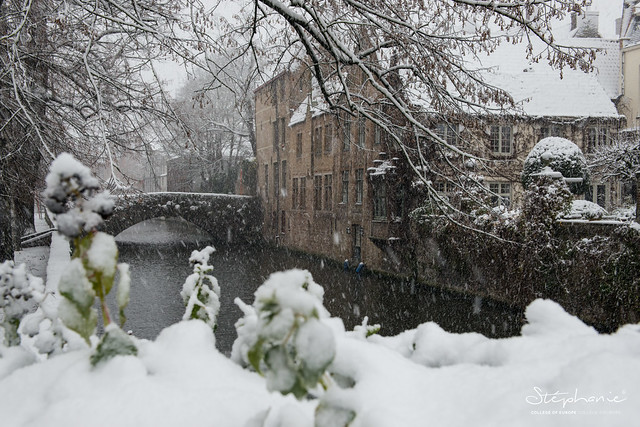 Bruges sous la neige.11 December 2017