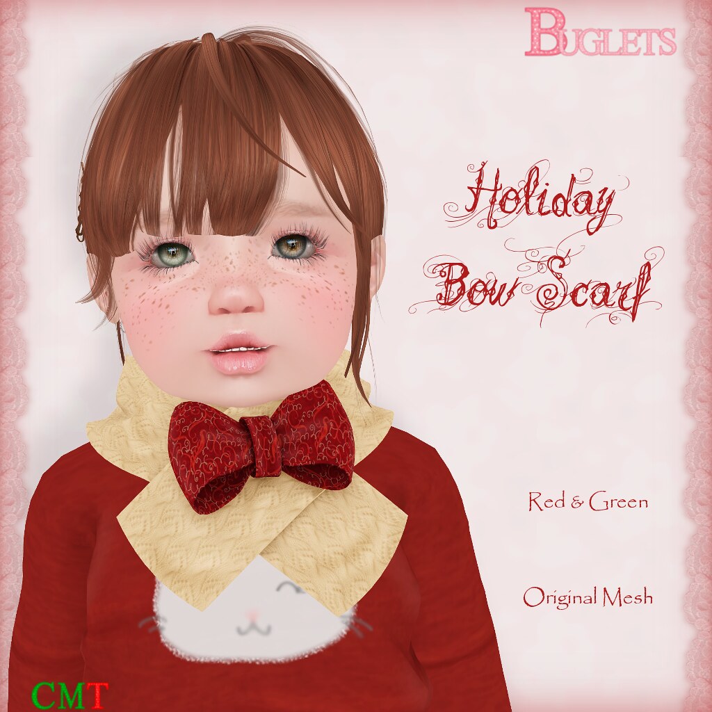 Holiday Bow Scarf AD