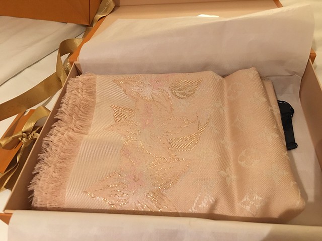 Pink LV shawl