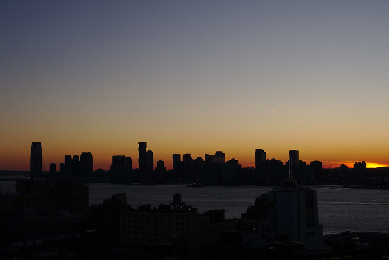 Sunset over Jersey City