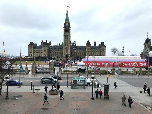 Canada 150 rink on Parliament Hill, Ottawa