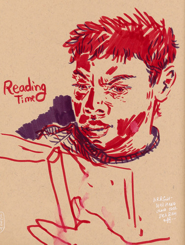 Sketchbook #109: Reading Time