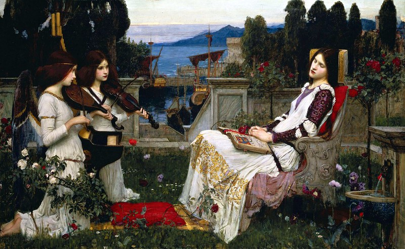 John William Waterhouse - Saint Cecilia (1895)