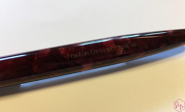 Review Franklin-Christoph Model 66 Fountain Pen Needlepoint Nib @1901FC 6
