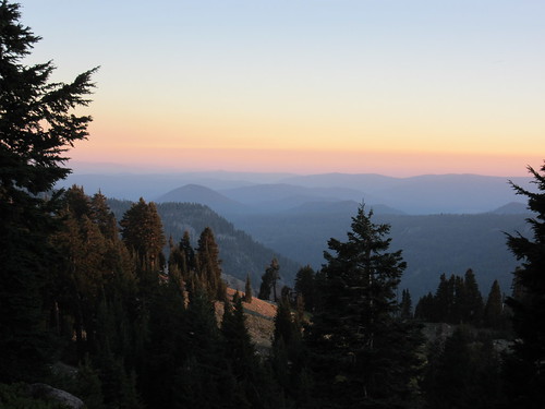 nationalparkservice lassenvolcanicnationalpark nationalpark dusk sunset trees hiking hike westernstates california usa