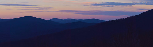 sunset mountains blueridge virginia sky layers