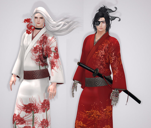 ridi-ludi-fool & NAMINOKE Male Kimono "RAN"