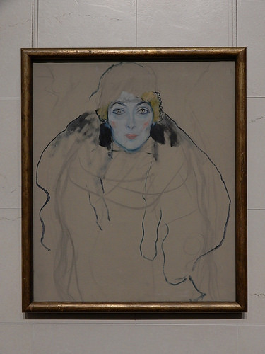 DSCN9964 _ Portrait of a Lady, Klimt, 1917 (unfinished) - Klimt & Rodin