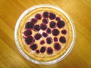 Blackberry Custard Pie