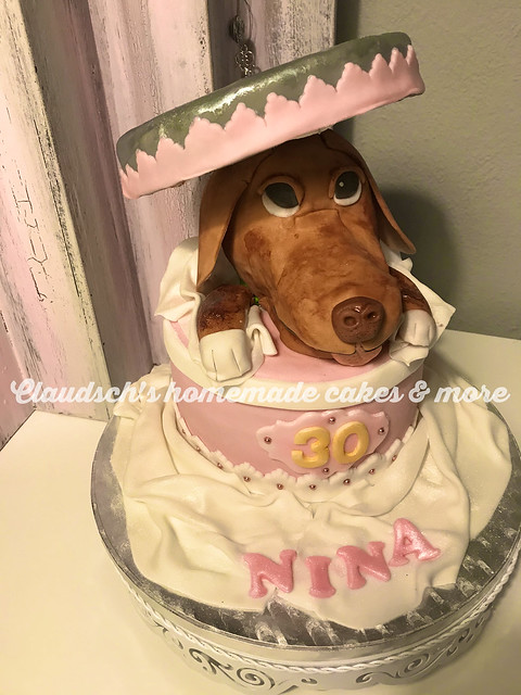 Dog Birthday Cake by Claudia Reiner of Claudsch's homemade cakes&more 2.0