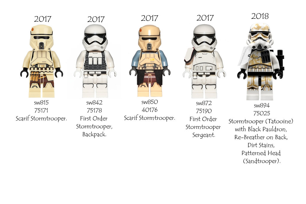 New LEGO Star Wars First Order Stormtrooper Minifig 75178 Jakku Quadjumper sw842 
