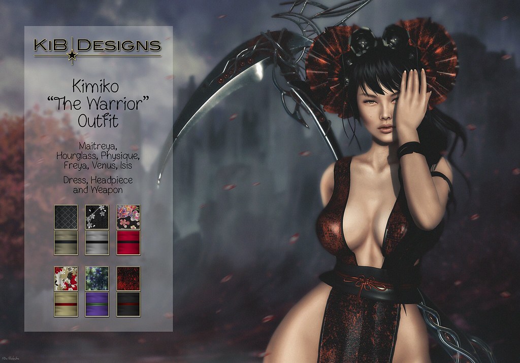 KiB Designs – Kimiko"The Warrior" @Darkness Event