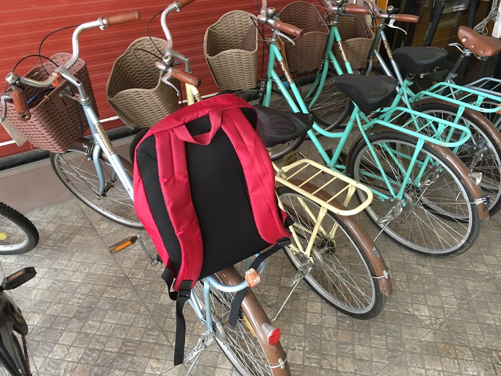 Bicycle provided by the hostel