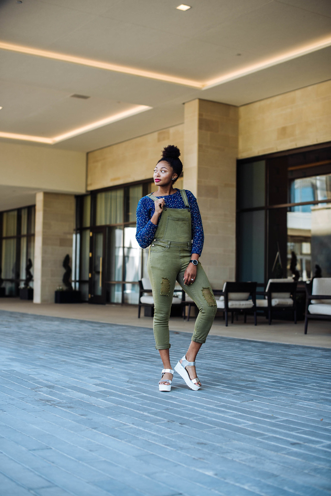 how to style dungarees, candace hampton