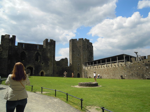 aerphilly Castle. From Studying Abroad in London: The Best Stops in Wales!