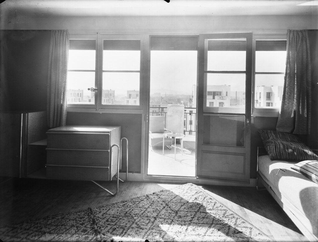 Intérieur d'un appartement des Gratte-ciels à Villeurbanne - Photo de Jules Sylvestre.