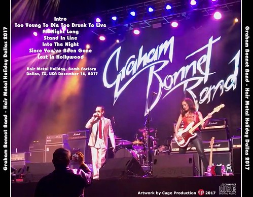Graham Bonnet Band-Dallas 2017 back
