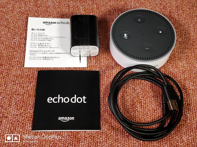 Amazon Echo dot 開封レビュー (7)