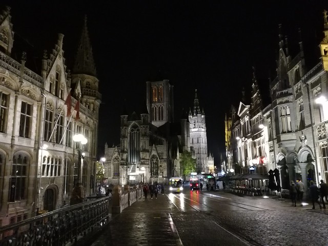 NOS VAMOS A FLANDES. Seis días visitando Bruselas, Gante y Brujas - Blogs de Belgica - GANTE DE NOCHE (5)