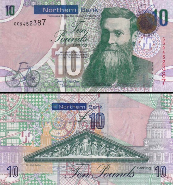 10 Libier Severné Írsko 2008, P210 Northern Bank LTD
