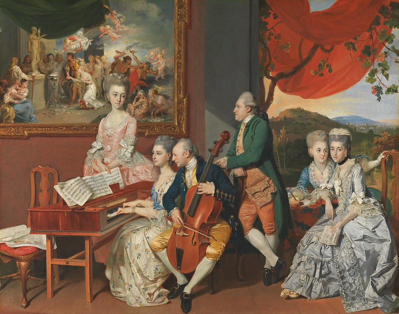 Johan Joseph Zoffany - The Gore Family with George, 3rd Earl Cowper (c.1775)