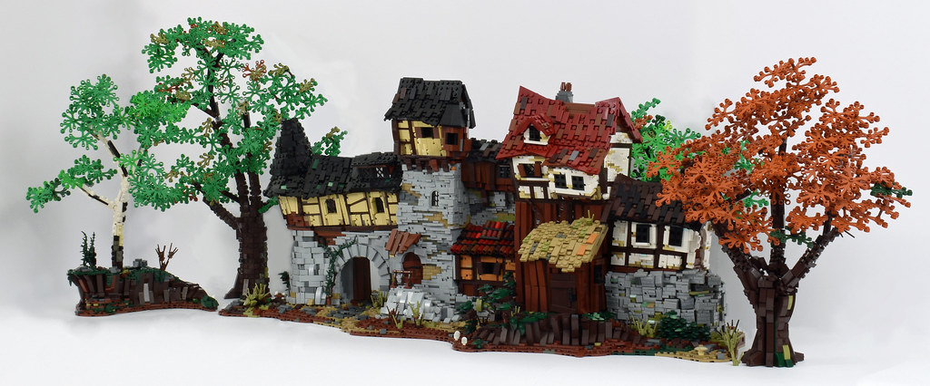 The Front - Fantasy medieval like house front - Lego MOC