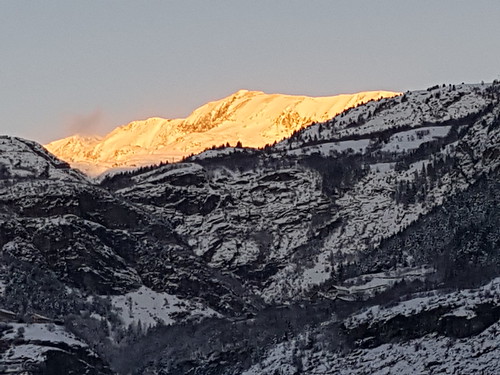 france alps alp snow alpedhuez winter sunset
