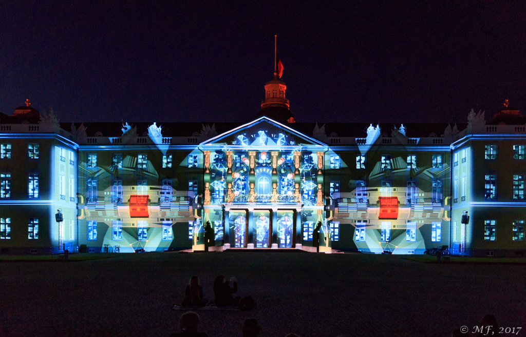 Schlosslichtspiele Karlsruhe. Фотоотчет о аудио-визуэле светопредставление у замка Карлсруе