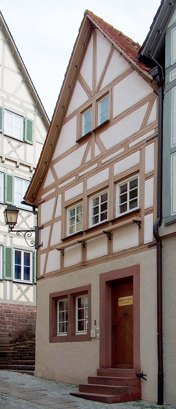 Johannes Kepler's birthplace in Weil der Stadt. Photo taken on January 14, 2010.