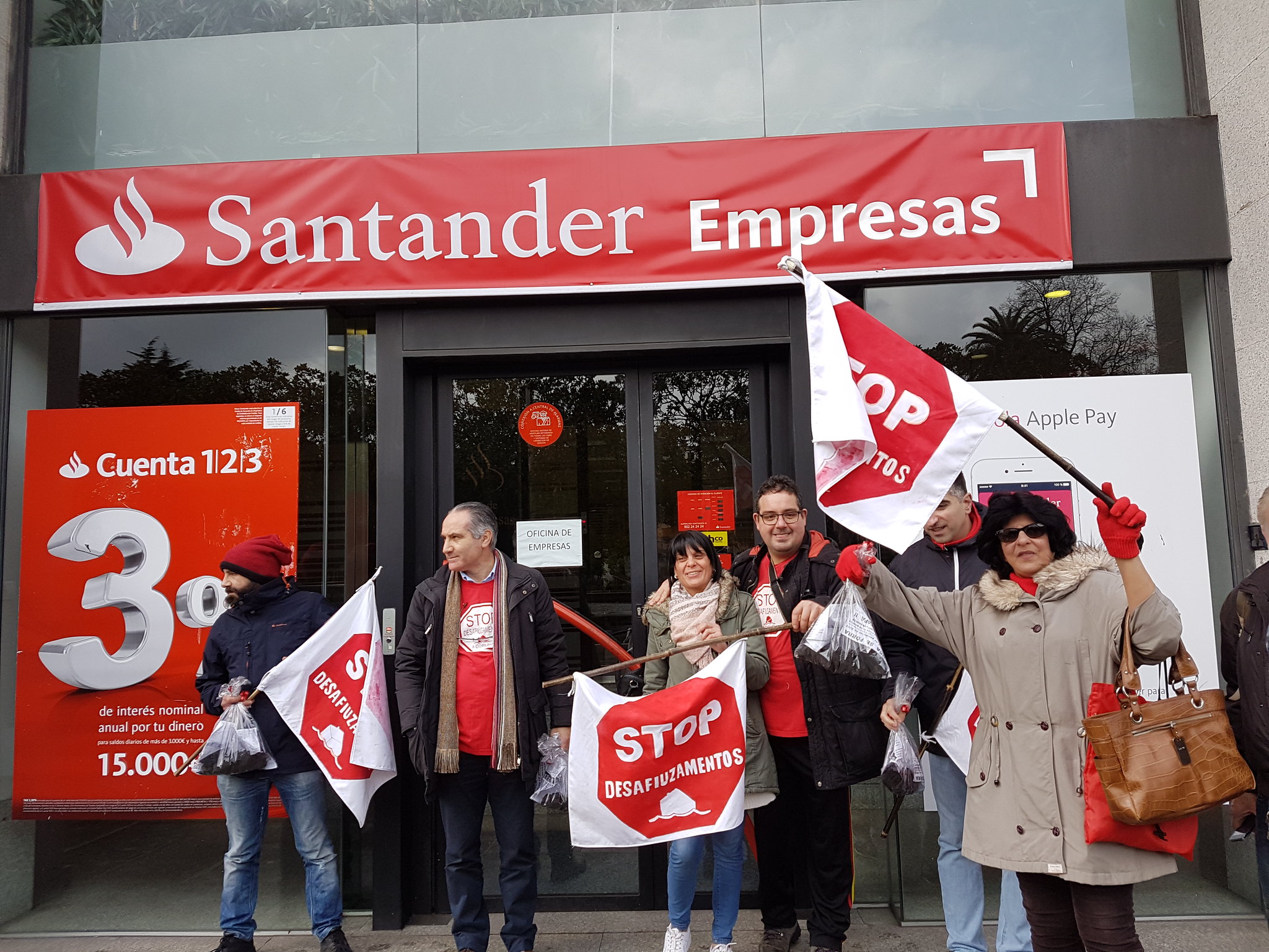 Ante el Banco de Santander