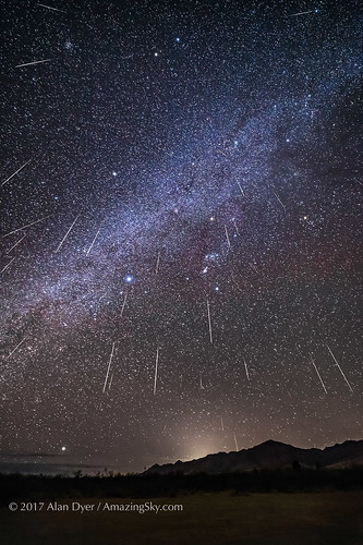 geminids meteors meteorshower gemini 2017 radiant milkyway orion arizona quailwaycottage chiricahuas