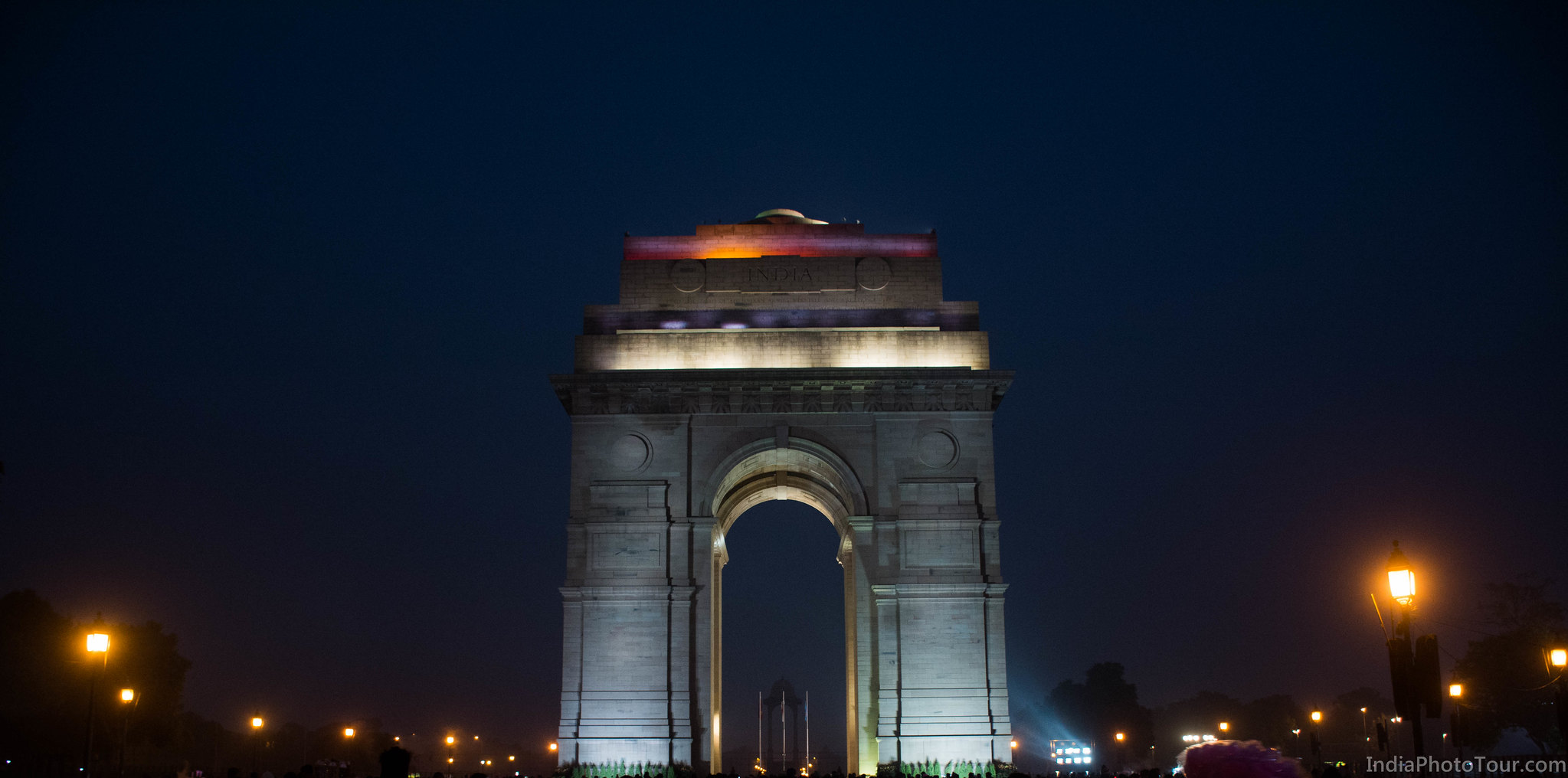 India Gate after sunset