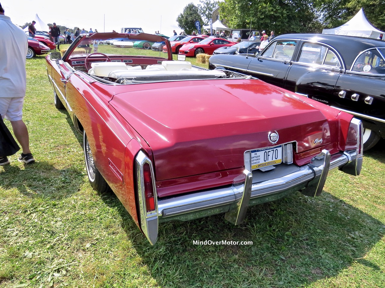 Red Cadillac Eldorado Convertible Front
