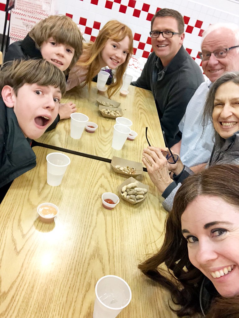 family at Five Guys
