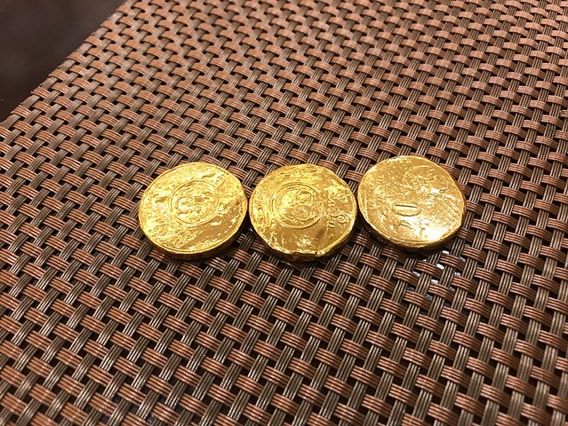 Red Spice chocolate coins
