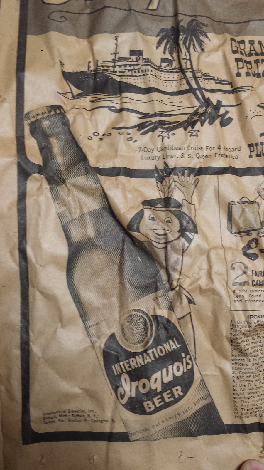 Vintage Iroquois Beer Advertisement