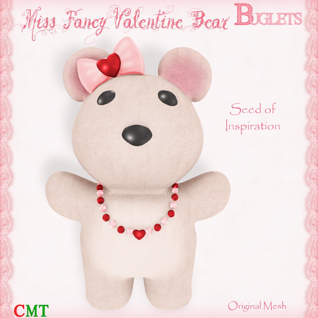 Miss Fancy Valentine Bear SOI AD